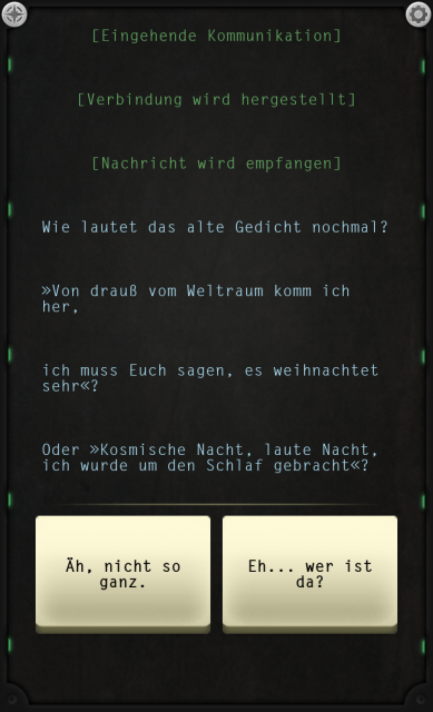 Lifeline: Stille Nacht